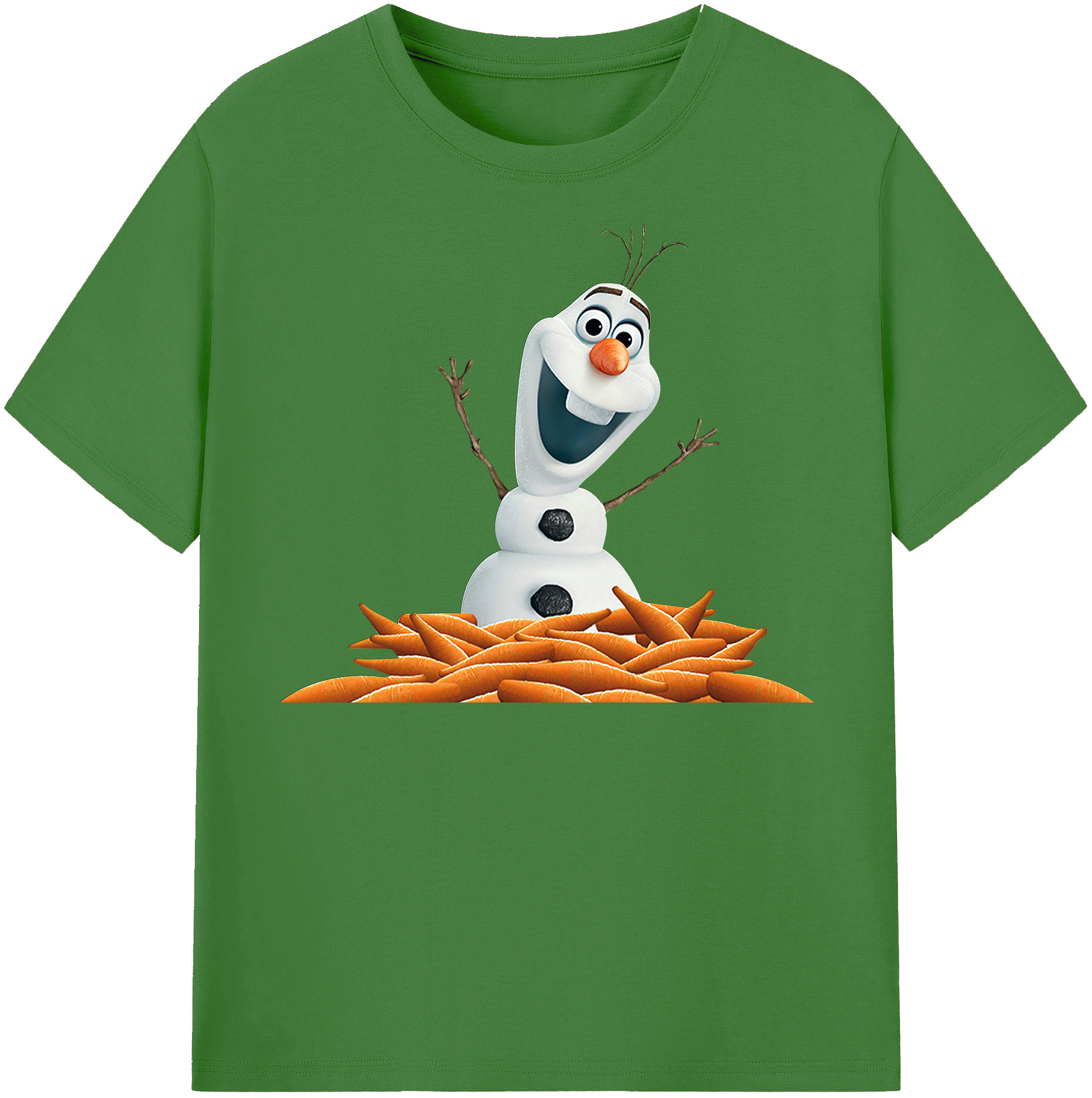 （画像用） アナと雪の女王 アンナ エルサ Frozen Anna Elsa レディースカジュアルプリントTシャツ（綿100％）